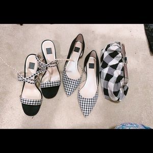 White House black market (2 pairs of shoes and 1 purse)